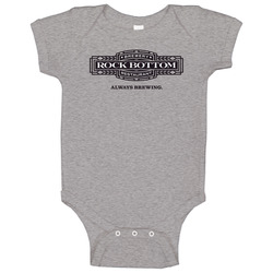 Rock Bottom Brewery Restaurant Logo Baby One Piece