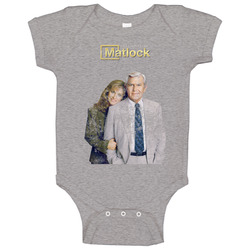 Matlock 80s Tv Series Show Worn Look Vintage Unisex Baby One Piece Matlock 80s Tv Series Show Worn Look Vintage Unisex Baby One Piece