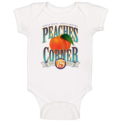 Peaches Corner Myrtle Beach Restaurant Baby One Piece Peaches Corner Myrtle Beach Restaurant Baby One Piece