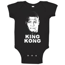 Luis Ortiz King Kong Big Face Silhouette Boxing Fight Fan Baby One Piece Luis Ortiz King Kong Big Face Silhouette Boxing Fight Fan Baby One Piece