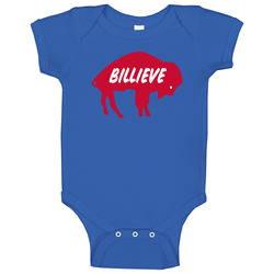 Billieve Buffalo Football Team Supporter Sports Fan Baby One Piece Billieve Buffalo Football Team Supporter Sports Fan Baby One Piece