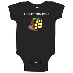 Rubix Cube 80s Retro Baby One Piece Rubix Cube 80s Retro Baby One Piece