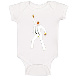 Saturday Night Fever Travolta funny vintage reto DARYL Baby One Piece Saturday Night Fever Travolta funny vintage reto DARYL Baby One Piece