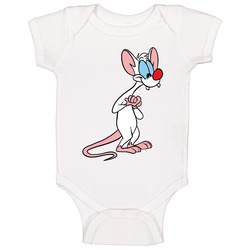 Pinky And The Brain Retro Tv Funny Cartoon Character Fan Baby One Piece Pinky And The Brain Retro Tv Funny Cartoon Character Fan Baby One Piece