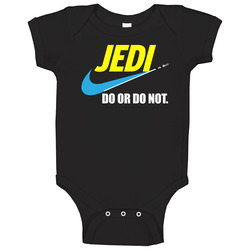 Jedi Star Wars Swoosh Mashup Sci Fi Fan Baby One Piece Jedi Star Wars Swoosh Mashup Sci Fi Fan Baby One Piece