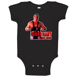 Owen Hart Wrestling Memorial Fan Baby One Piece Owen Hart Wrestling Memorial Fan Baby One Piece