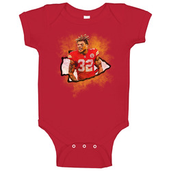 Tyrann Mathieu Kansas City Smoke Baby One Piece Tyrann Mathieu Kansas City Smoke Baby One Piece