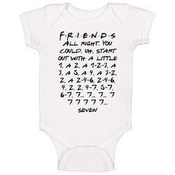 Monicas Erogenous Zones Friends Logo Tv Fan Baby One Piece Monicas Erogenous Zones Friends Logo Tv Fan Baby One Piece