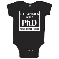 The Salvation Army Phd Funny Religious Church Baby One Piece The Salvation Army Phd Funny Religious Church Baby One Piece