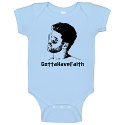 Fear The Beard 80s Retro Music George Michael Baby One Piece Fear The Beard 80s Retro Music George Michael Baby One Piece