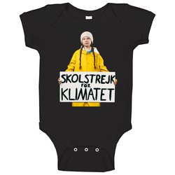 Greta Thunberg Skolstrejk For Klimatet Climate Activist Baby One Piece Greta Thunberg Skolstrejk For Klimatet Climate Activist Baby One Piece