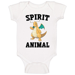 Dragonite Is My Spirit Animal Baby One Piece