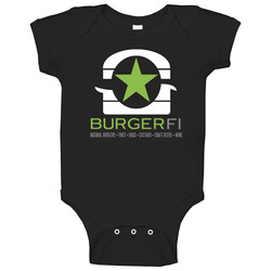 Burgerfi Restaurant And Bar Logo Cool Baby One Piece Burgerfi Restaurant And Bar Logo Cool Baby One Piece