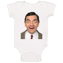 Mr Bean Rowan Atkinson Retro 90s Tv Show Fan Baby One Piece Mr Bean Rowan Atkinson Retro 90s Tv Show Fan Baby One Piece