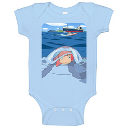 Ponyo Anime Movie Baby One Piece