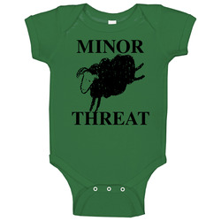 Minor Threat Punk Rock Baby One Piece Minor Threat Punk Rock Baby One Piece