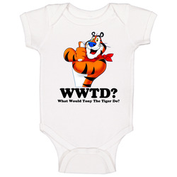 What Would Tony The Tiger Do Baby One Piece