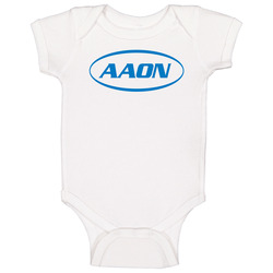 Aaon Inc Hvac Nasdaq Company Logo Employee Fan Baby One Piece Aaon Inc Hvac Nasdaq Company Logo Employee Fan Baby One Piece