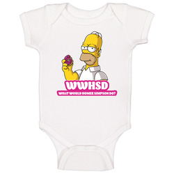 Wwhsd What Would Homer Simpson Do The Simpsons Fan Baby One Piece Wwhsd What Would Homer Simpson Do The Simpsons Fan Baby One Piece