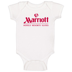 Marriott International Nasdaq Company Logo Employee Fan Baby One Piece Marriott International Nasdaq Company Logo Employee Fan Baby One Piece