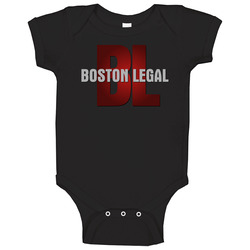 Boston Legal 2000s Tv Show Fan Logo Baby One Piece Boston Legal 2000s Tv Show Fan Logo Baby One Piece