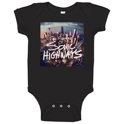 Foo Fighters Sonic Highways Tv Show Fan Baby One Piece Foo Fighters Sonic Highways Tv Show Fan Baby One Piece
