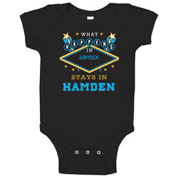Hamden Delaware County New York State What Happens In Stays In Parody Baby One Piece Hamden Delaware County New York State What Happens In Stays In Parody Baby One Piece
