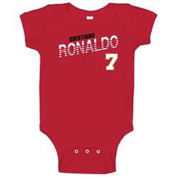 Cristiano Ronaldo 7 Portugal Soccer Team Player Baby One Piece Cristiano Ronaldo 7 Portugal Soccer Team Player Baby One Piece
