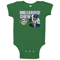 Big League Chew Baseball Sour Apple 80s Baby One Piece Big League Chew Baseball Sour Apple 80s Baby One Piece