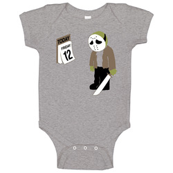 Friday The 12th Funny Horror Movie Baby One Piece Friday The 12th Funny Horror Movie Baby One Piece