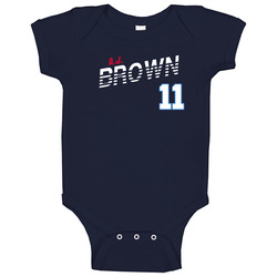 A J Brown 11 Favorite Player Tennessee Football Fan Baby One Piece A J Brown 11 Favorite Player Tennessee Football Fan Baby One Piece