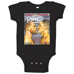 The Ring Canelo Alvarez Vs Gennady Golovkin Ggg Boxing Magazine Baby One Piece The Ring Canelo Alvarez Vs Gennady Golovkin Ggg Boxing Magazine Baby One Piece