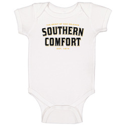 Southern Comfort Whiskey Louisiana Signature Alcohol Baby One Piece Southern Comfort Whiskey Louisiana Signature Alcohol Baby One Piece