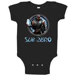 Sub Zero Mortal Kombat 9 Video Game Baby One Piece Sub Zero Mortal Kombat 9 Video Game Baby One Piece