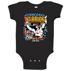 The Ultimate Warrior Retro Wrestling Baby One Piece The Ultimate Warrior Retro Wrestling Baby One Piece