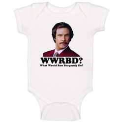 What Would Ron Burgundy Do Baby One Piece