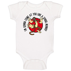 Talladega Nights Spider Monkey Baby One Piece Talladega Nights Spider Monkey Baby One Piece