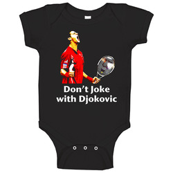 Novak Djokovic Serbian Tennis Player Baby One Piece Novak Djokovic Serbian Tennis Player Baby One Piece