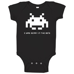 Space Invaders Alien Game Baby One Piece Space Invaders Alien Game Baby One Piece