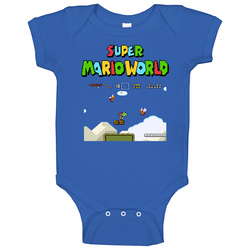 Super Mario World 1990 Best Video Games Of All Time Baby One Piece Super Mario World 1990 Best Video Games Of All Time Baby One Piece