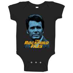 The Rockford Files Tv Show Character Worn Look Baby One Piece The Rockford Files Tv Show Character Worn Look Baby One Piece