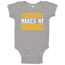 Jordy Nelson Makes My Heart Throb Green Bay Football Player Cool Fan Baby One Piece Jordy Nelson Makes My Heart Throb Green Bay Football Player Cool Fan Baby One Piece
