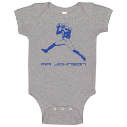 Air Calvin Johnson Football Baby One Piece Air Calvin Johnson Football Baby One Piece