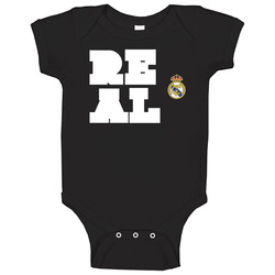 Real Madrid Soccer Team Baby One Piece Real Madrid Soccer Team Baby One Piece
