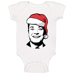 Jimmy Fallon Santa Christmas Baby One Piece Jimmy Fallon Santa Christmas Baby One Piece