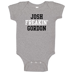 Josh Freakin' Gordon Cleveland Football Player Cool Fan Baby One Piece Josh Freakin' Gordon Cleveland Football Player Cool Fan Baby One Piece