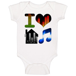I Love House Music Dj Rave Dance Baby One Piece I Love House Music Dj Rave Dance Baby One Piece