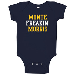 Monte Freakin Morris Denver Basketball Player Sports Fan Baby One Piece Monte Freakin Morris Denver Basketball Player Sports Fan Baby One Piece