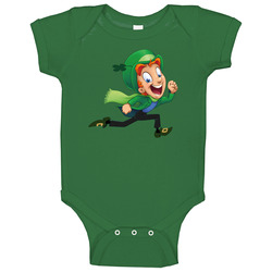 Lucky The Leprechaun Lucky Charms Cereal Mascot Baby One Piece Lucky The Leprechaun Lucky Charms Cereal Mascot Baby One Piece