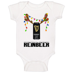 Guinness Reinbeer Funny Beer Lager Fan Christmas Baby One Piece Guinness Reinbeer Funny Beer Lager Fan Christmas Baby One Piece